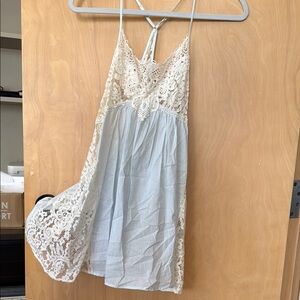 Lace Trim Slip Dress